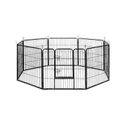 i.Pet 32" 8 Panel Dog Playpen Pet Exercise Cage Enclosure Fence Play Pen