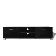 High Gloss TV Cabinet Modern Entertainment Unit Stand Home Furniture 140x40.5cm