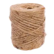 Value Twine Jute Spool 150 Feet Tube - Biodegradable String for Gardens & More