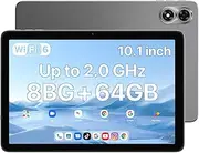 UMIDIGI Tablet G1 Tab 2025, 8(4+4) GB+64GB 1TB Expand, 5G/2.4G WiFi, 10.1 inch HD Tablet with Quad-Core Processor up to 2.0 GHz, 6000mAh, Dual Camera, BT, 1280 * 800