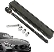 Automotive Torque Wrench,Multipurpose Non-slip Handle Car Torque Wrench - Versatile Maintenance Repair Tool for Automobile Machinery Electrical Motorcycle