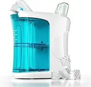 Nasal Shower Set for Adults and Children - Electric Nose Rinse with Salt - Gentle Cleaning for Sinusitis & Allergy - Portable Nose Rinse Can for Daily Hygiene