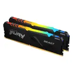 金士頓 FURY BEAST RGB DDR4 16GB 3200MHZ 雙通道