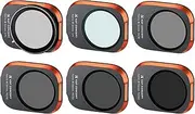 K&F Concept Upgrade Version ND, CPL, UV Filters Kit (6 Pack) Compatible with Mavic Mini 3 Pro (UV, CPL, ND8, ND16, ND32, ND64)