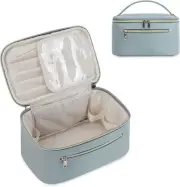 Makeup Bag, Travel Make Up Organizer Cosmetic Brush Bags Case for Women in Eco
