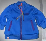 Lego Baby Size NB newborn NWT NEW Sweat Jacket Blue Zip Unisex