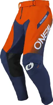 Oneal Mayhem Hexx Motocross Pants, blue-orange, Size 34 for Men Blue Orange