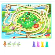 Rabbit Trap Game Toy Set Cross Country Race Board Game Early Education Toy