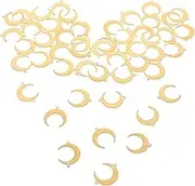 Earring Diy Charms Pcs Moon Jewelry Connectors Alloy Charms Pendants for Necklace Making