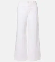[Nili Lotan] Nili Lotan Leon cotton twill cargo pants AU 14 white