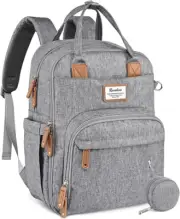 Diaper Bag Backpack, Large Multifunction Travel Back Pack Maternity Baby Nappy
