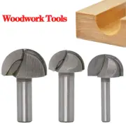 1/2" 1/4" Shank 2 Flute Round Bottom Router Bits Milling Cutter Woodwork Tools