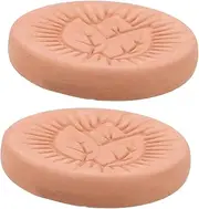 Healvian Humidor Moisture Control Tablets 2 Pack Clay Humidification Sheets Humidifiers Holder Fresh for