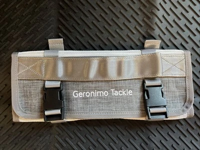 GERONIMO TACKLE -4 Pocket Lure Wrap Fishing Storage Bag 21" x12" Pocket 3.5”x11”