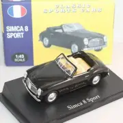 1:43 Atlas Editions 4656124 Simca 8 Sport Black 1950