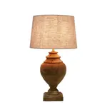 [Florabelle Living] Amphora Table Lamp Base Small Dark Natural