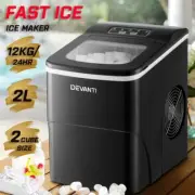 Devanti Ice Maker Machine Commercial Portable Ice Cube Tray Bar Countertop Party