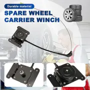 Car Spare Wheel Carrier Winch for Transit Mk8 and Custom 2.2 2.0 Fwd Rwd 12 on Bk21-1K353-Ac, 2595938 Black