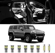 AWALITED 15pcs Interior LED Lights for Hummer H3 2005-2010 Super Bright LED Map Dome Light Bulbs