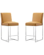 Manhattan Comfort Set of 2 Element Counter Stools