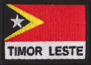 Timor Leste Flag - Polyster (Air Force) Militaria Patch Patches