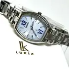 New Solar radio wave Tonneau Rare SEIKO Lukia SSQW027