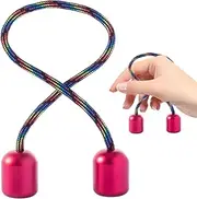 Begleris Fidget Beads, Worry Fidget Finger Toys Hand Practice Beads Skill Spin & Bump, Aluminum Alloy Worry Beads Fidget Toy for Men Women Teens
