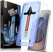 MAGIC JOHN 2 Pack for Samsung Galaxy S25 Ultra Tempered Glass Screen Protector, Auto Dust-Elimination Installation, Bubble Free, HD Clear, Easy Installation