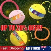 Glowing Bouncing Ball, Kids Light Up Flashing Ankle Skip Ball MQ