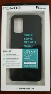 Incipio DualPro Series Case for Samsung Galaxy S20+ Plus 6.7" (Black)