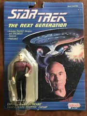 PICARD Star Trek:Next Generation 1988 Galoob Action Figure- MOC