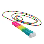 Beaded Segment Jump Rope Tangle-free for Keeping Fit Training Workout(Colorful