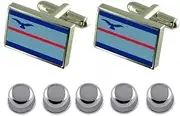 [Select Gifts] Shirt Dress Studs Squadron Leader Militairy England Flag Cufflinks