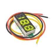 10pcs 0.28" Yellow LED DC 0-100V Voltmeter Digital Display Voltage VOLT METER