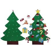 DIY Felt Christmas Tree Set with Ornaments