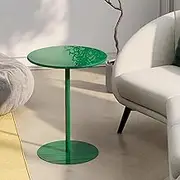 Round Metal Patio Dining Table, Bar Height Table, Modern Bistro Pub Table, Counter Height Dining Table for Kitchen, Backyard, Dining Room, Parties, Weddings(40x62cm)
