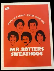 1976 Vintage Welcome Back Kotter Meade Paper School Supply Paper Portfolio