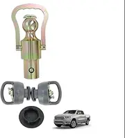 SHOWSEN GNXA2062 Ball & Safety Chain Kit Compatible with Dodge Ram 2500 3500 Trucks-30000 lbs, 2-5/16-Inch Ball Replacement GNXA2062