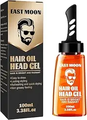 2-in-1 Men Hair Styling Gel with Comb,Strong Hold Hair Stying Gel Grooming Hairspray for Men, Long Lasting Fluffy Men Fast Build Hair Salon Styling Gel,Men's Oil Head Artifact-100Ml