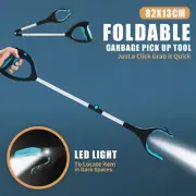 Foldable Pick Up Tool Easy Reach Grab Grabber Stick Extend Reacher Arm Stick