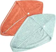 ARTSEWPLY Portable Hair Dry Cap Absorbent Towel Fast Drying Head Towel Wrap for Wet Hair