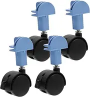 4 Pcs Cat Cage Casters Durable Replacement Wheels for Pet Crates Kennels Easy Cleaning Improved Stability for Cat Cages Dog Kennels and Pet Carriers