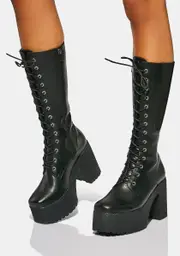 [Lamoda] Sorrowful Platform Calf Boots