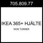IKEA IKEA 365+ HJÄLTE Wok Turner Stainless Steel/black 705.809.77