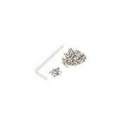 Kyosho KYOMDW020 Mini-Z AWD Button Hex Screw Set (Nickel) (MA-010/MA-015)