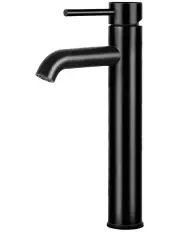 [Cefito] Bathroom Basin Round Tall Faucet Vanity Laundry Mixer Tap in Black
