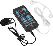 Voice Changer, Handheld Microphone Voice Changer Disguiser, Portable Mini Voice Changer Device Sound Effects Machine with 8 Sound Effects, Mixer Board for Gaming Recording Live Streaming