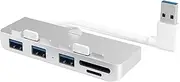 Super-Speed USB 3.0 Hub Adapter Splitter + SD/TF Card Reader for iMac 21.5 27 PRO Slim Accessory