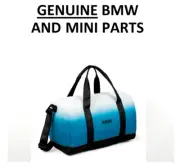GENUINE MINI Gradient Island Blue Zipped Duffle Bag. NWT. Holdall, gym etc 25B