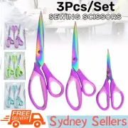 NEW Tailor Titanium Soft Grip Sewing Scissors Set for Fabric Leather Dressmaking